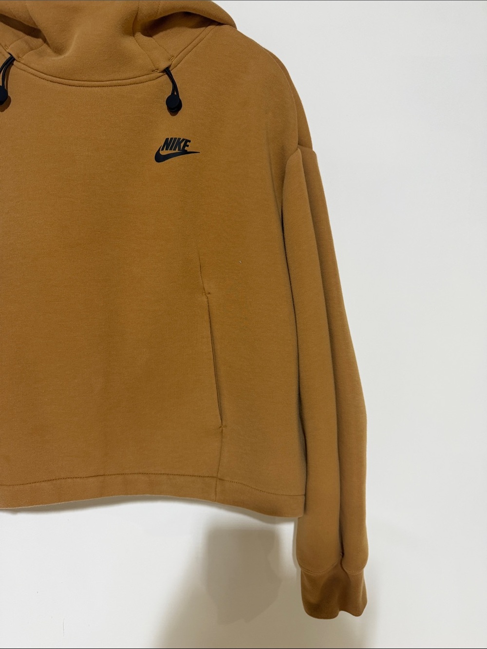 Nike Sportswear Tech Fleece Oversized Hoodie Flax  Women’s Size small - Picture 3 of 7